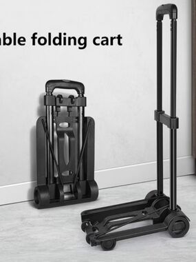 Collapsible Folding Hand Truck Cart,  Dolly New No Tags. Black